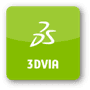 3DVIA logo