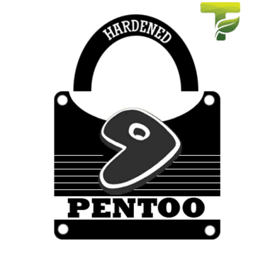 Pentoo Linux with support by terracloudx logo