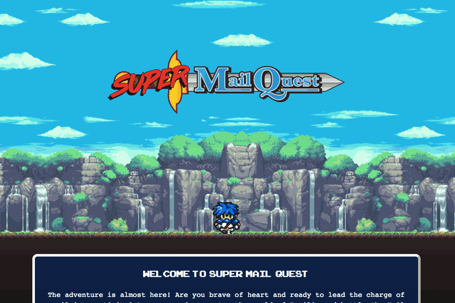 Super Mail Quest logo