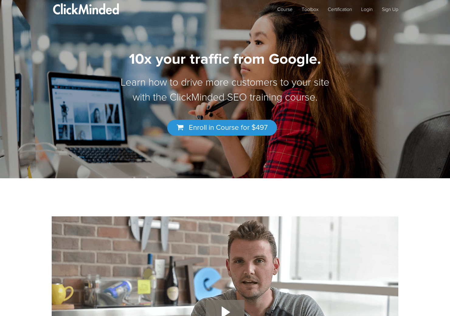 ClickMinded SEO Training logo