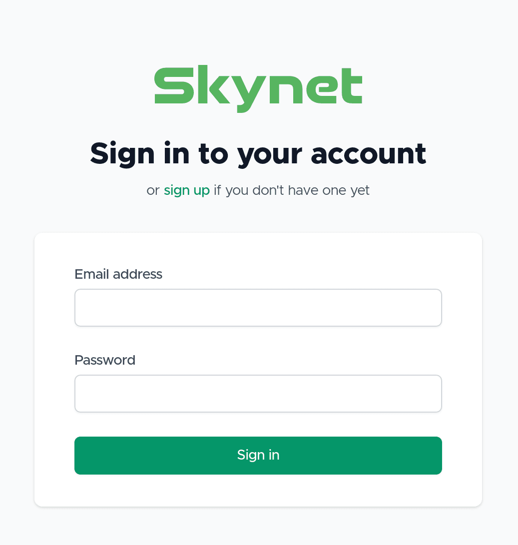 Skynet by Sia logo