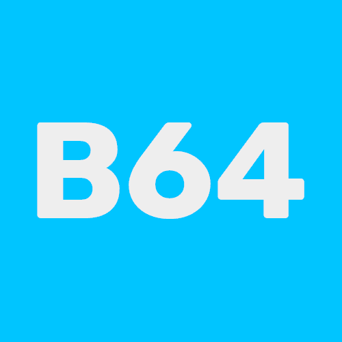 B64 logo