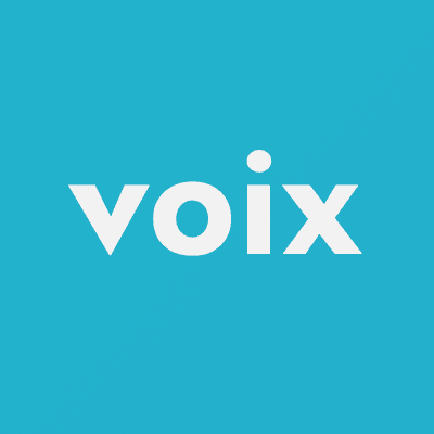 Voix - voice commands for web logo