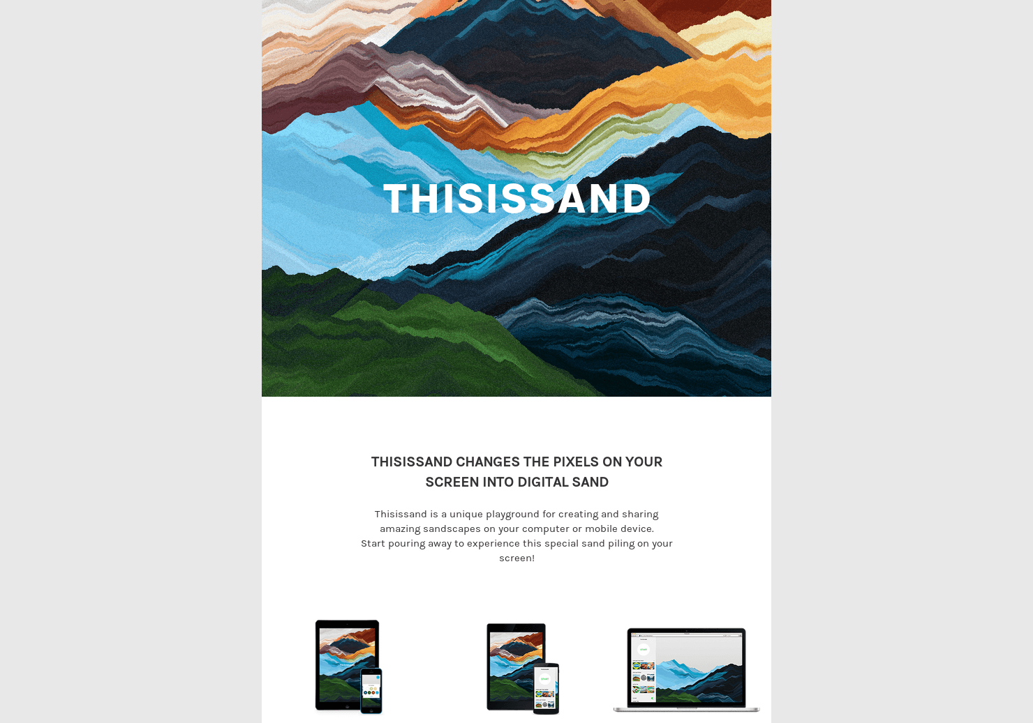 Thisissand logo