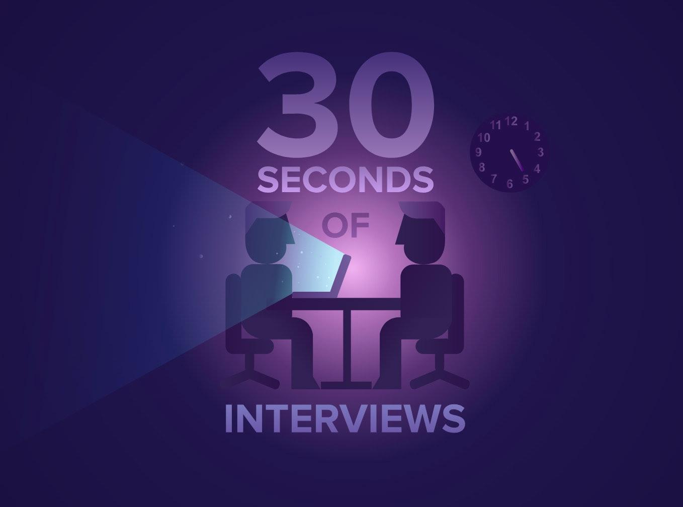 30 seconds of interviews logo