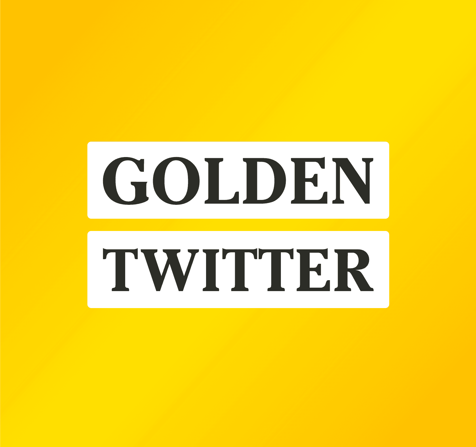 Golden Twitter by Fueler logo