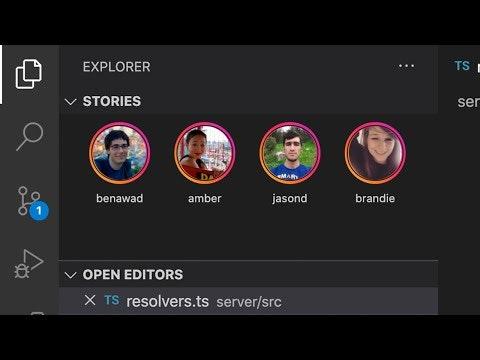 VS Code Stories logo