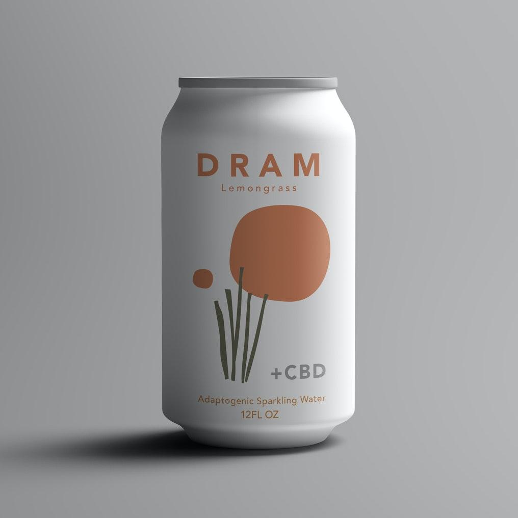 DRAM Lemongrass CBD Sparkling Water logo