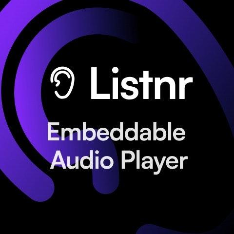 Audio player widgets by Listnr logo