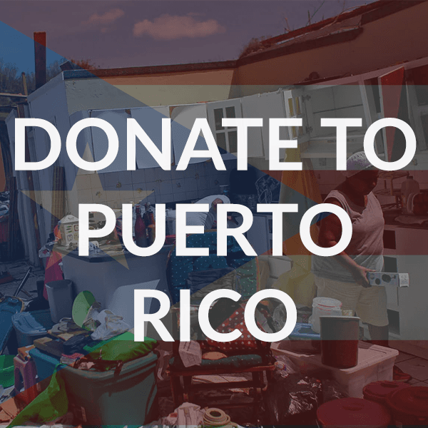 Donate to Puerto Rico logo