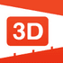 Timeline 3D logo