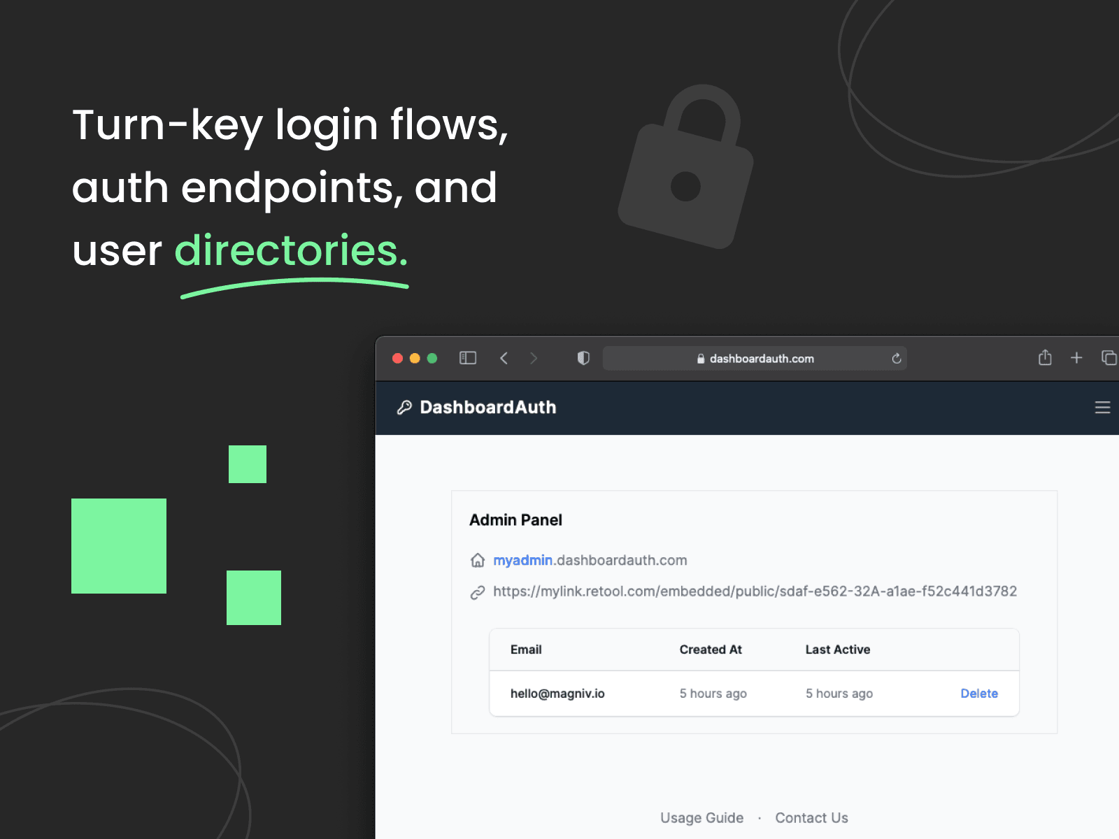 Dash Auth DashboardAuth - Overview | Alternative.to